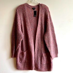 NWT TORRID size 3 cardigan metallic accents